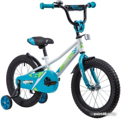 Купить Детский велосипед Novatrack Valiant 16 (белый/голубой, 2019) в Липецке на заказ фото 2