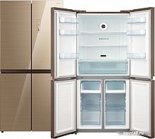 Холодильник Бирюса CD 466 GG бежевый (трехкамерный) в Липецке