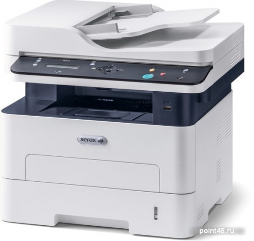 Купить МФУ лазерный Xerox WorkCentre B205NI# (B205V_NI) A4 Net WiFi белый/синий в Липецке фото 3