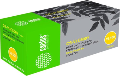 Купить Картридж CACTUS CS-VLC500Y (аналог Xerox 106R03879) в Липецке