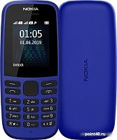 Мобильный телефон  NOKIA 105 DUOS TA-1174 BLUE в Липецке