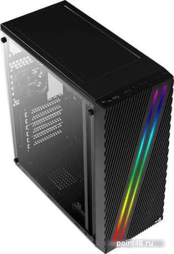 Корпус M iTower AeroCool Streak (RGB, ATX/micro-ATX/mini-ITX, без БП) (4718009158573) фото 3