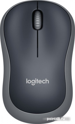 Купить Мышь беспроводная Logitech M185, темно-серый, 2btn+Roll в Липецке