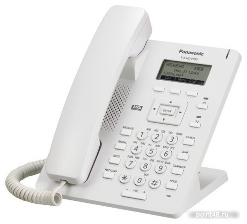 Купить Телефон SIP Panasonic KX-HDV100RU белый в Липецке