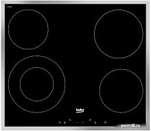 Варочная поверхность Beko HIC 64402 X черный в Липецке