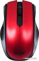 Купить Мышь Acer OMR032 черный/красный оптическая (1600dpi) беспроводная USB (4but) в Липецке