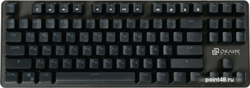 Купить Клавиатура Oklick 969G SHOTGUN механическая черный USB Multimedia for gamer LED в Липецке фото 2