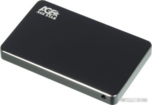 Внешний корпус для HDD/SSD AgeStar 3UB2AX1 SATA I/II/III алюминий черный 2.5