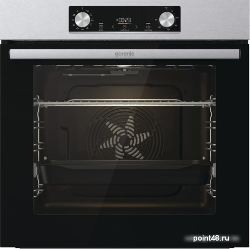 Духовой шкаф Электрический Gorenje BO6735E05X нержавеющая сталь/черный в Липецке