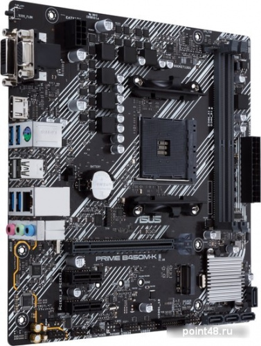 Материнская плата Asus PRIME B450M-K II Soc-AM4 AMD B450 2xDDR4 mATX AC`97 8ch(7.1) GbLAN RAID+VGA+DVI+HDMI фото 2