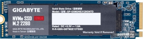 Накопитель SSD Gigabyte PCI-E 3.0 128Gb GP-GSM2NE3128GNTD NVMe M.2 2280