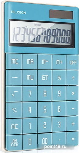 Купить Калькулятор Deli Nusign ENS041 (синий) в Липецке фото 2