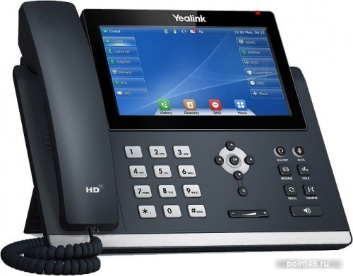 Купить Телефон SIP Yealink SIP-T48U черный в Липецке фото 2