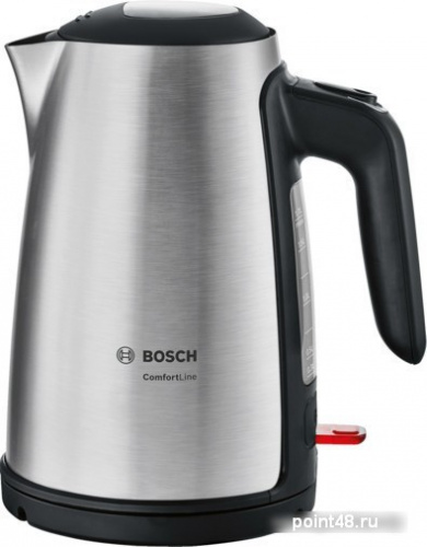 Купить Чайник электрический Bosch TWK6A813 1.7л. 2400Вт черный (корпус: нержавеющая сталь) в Липецке