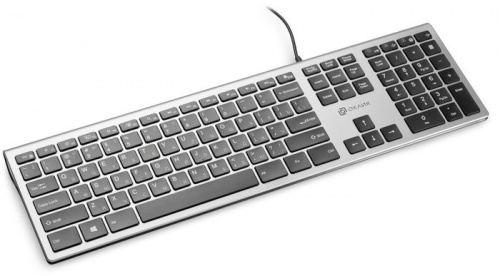 Купить Клавиатура Oklick 890S (серебристый) в Липецке фото 3