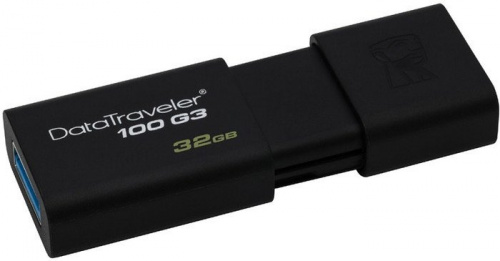 Купить Память Kingston DT100G3  32GB, USB 3.0 Flash Drive, черный в Липецке фото 3