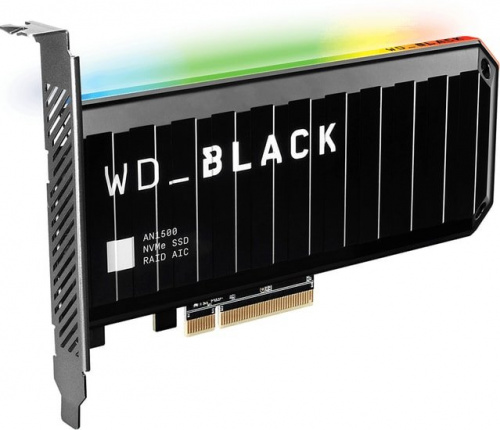 Накопитель SSD WD Original PCI-E x8 4Tb WDS400T1X0L Black AN1500 PCI-E AIC (add-in-card)
