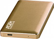 Внешний корпус для HDD AgeStar 3UB2A16C SATA алюминий золотистый 2.5