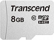 Купить Флеш карта microSDHC 8Gb Class10 Transcend TS8GUSD300S w/o adapter в Липецке