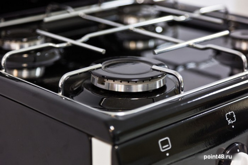Кухонная плита De luxe 5040.36Г (Щ) (черная) в Липецке фото 2