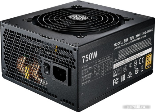 Блок питания Cooler Master MWE Gold 750 V2 Full Modular MPE-7501-AFAAG-EU фото 2