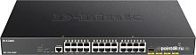 Купить Коммутатор D-Link DGS-1250-28XMP DGS-1250-28XMP/A1A 24G 4SFP+ 24PoE 370W настраиваемый в Липецке