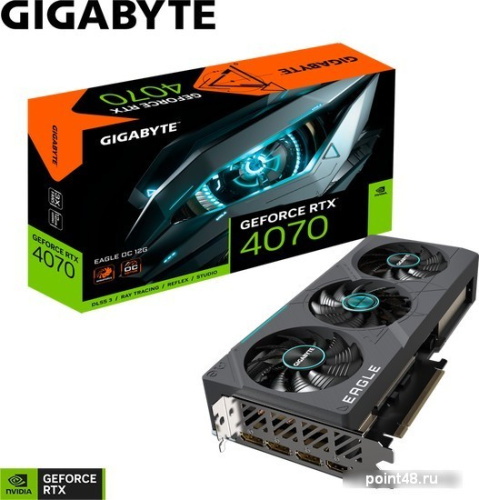 Gigabyte GeForce RTX 4070 Eagle OC 12G GV-N4070EAGLE OC-12GD фото 3