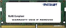 Память DDR4 4Gb 2133MHz Patriot PSD44G213381 RTL PC4-17000 CL15 DIMM 288-pin 1.2В