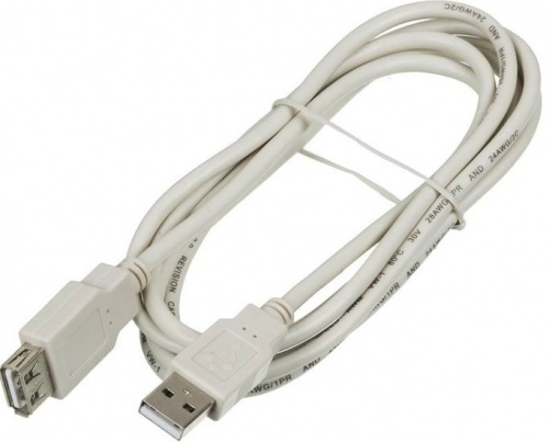 Купить Кабель-удлинитель USB2.0 Ningbo USB A (m)/USB A (f) 3м (USB2.0-AM-AF-3-BR) в Липецке