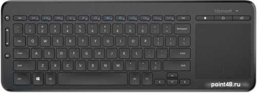 Купить Клавиатура Microsoft All-in-One Media + ivi в подарок черный USB беспроводная Multimedia Touch в Липецке