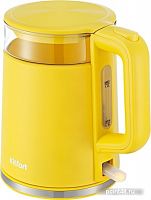 Купить Чайник электрический Kitfort KT-6124-5 1.2л. 2200Вт желтый (корпус: пластик) в Липецке
