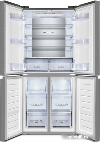 Холодильник Hisense RQ563N4GB1 черный (трехкамерный) в Липецке фото 3