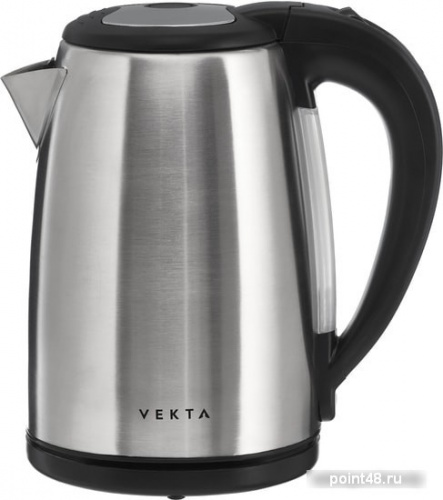 Купить Чайник VEKTA KMS-1702 стальной/черный в Липецке фото 2