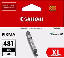 Купить Картридж струйный Canon CLI-481XL BK 2047C001 черный (8.3мл) для Canon Pixma TS6140/TS8140TS/TS9140/TR7540/TR8540 в Липецке