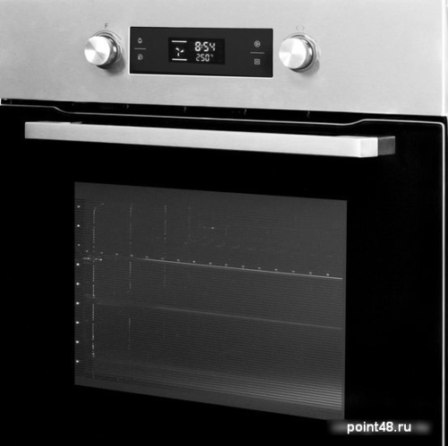 Духовой шкаф Электрический Weissgauff EOM 691 PDBX нержавеющая сталь/черный в Липецке фото 3