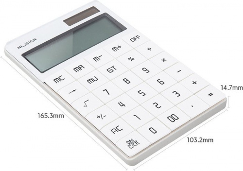 Купить Калькулятор Deli Nusign ENS041 (белый) в Липецке фото 3