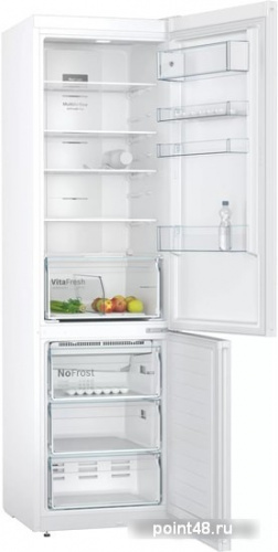 Холодильник Bosch KGN39VW25R белый (двухкамерный) в Липецке фото 3