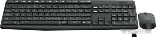 Купить Клавиатура + мышь Logitech MK235 клав:черный мышь:черный USB беспроводная в Липецке фото 3