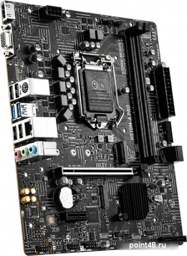 Материнская плата MSI H510M-A PRO Soc-1200 Intel H510 2xDDR4 mATX AC`97 8ch(7.1) GbLAN+VGA+HDMI фото 2