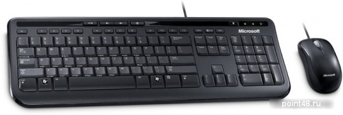 Купить Клавиатура + мышь Microsoft Wired 600 for Business клав:черный мышь:черный USB Multimedia в Липецке фото 2