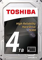 Жесткий диск Toshiba SATA-III 4Tb HDWQ140UZSVA NAS N300 (7200rpm) 128Mb 3.5  Bulk