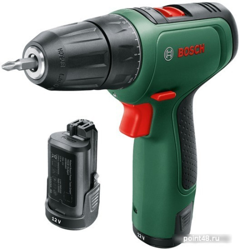 Купить Дрель-шуруповерт Bosch EasyDrill 1200 аккум. патрон:быстрозажимной (кейс в комплекте) (06039D3007) в Липецке фото 2