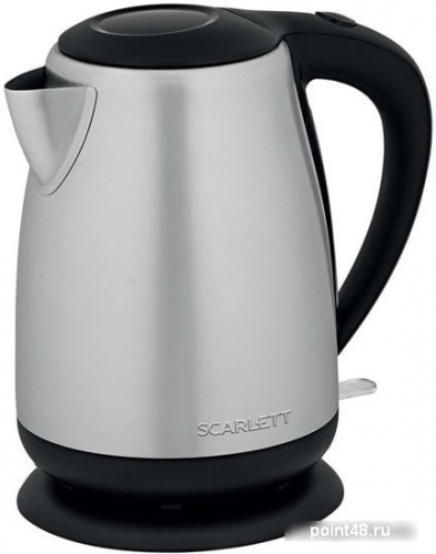 Купить Чайник электрический Scarlett SC-EK21S93 1.7л. 2200Вт нержавеющая сталь/черный (корпус: нержавеющая сталь) в Липецке