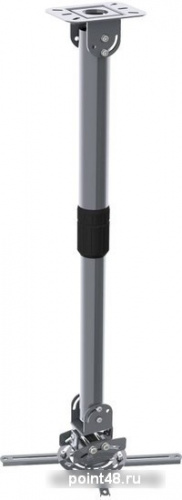 Купить Кронштейн для проектора Cactus CS-VM-PR16L-AL серебристый макс.13.6кг настенный и потолочный поворот и наклон в Липецке