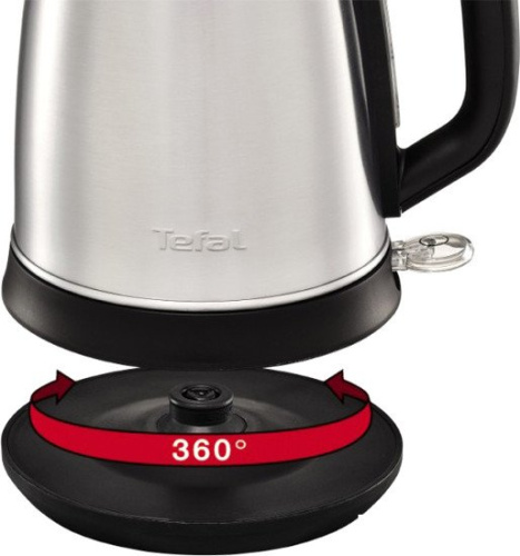 Купить Чайник электрический Tefal KI270D30, 1,7л, 2400Вт, нержавеющая сталь в Липецке фото 3