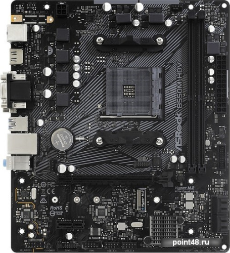 Материнская плата Asrock B550M-HDV Soc-AM4 AMD B550 2xDDR4 mATX AC`97 8ch(7.1) GbLAN RAID+VGA+DVI+HDMI