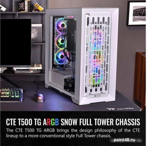 Корпус Thermaltake CTE T500 TG ARGB Snow CA-1X8-00F6WN-01 фото 2