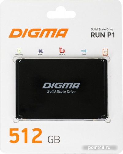 SSD Digma Run P1 512GB DGSR2512GP13T фото 2