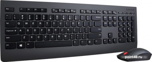 Купить Клавиатура + мышь Lenovo Combo Professional клав:черный мышь:черный USB беспроводная slim в Липецке фото 2