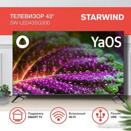 Купить Телевизор StarWind SW-LED43SG300 в Липецке фото 2